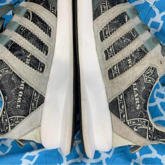 Adidas Women’s size 8.5 Wish x SL loop runner independence currency dollar bill - Picture 8 of 12
